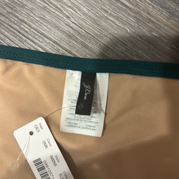 NWT J. Crew dark green blue teal swim bikini bottoms XXL - Picture 5 of 7